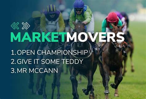 horse racing market movers|Home .